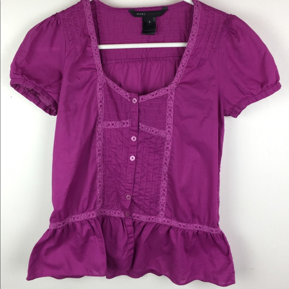 Marc Jacobs Pink Boho Top
